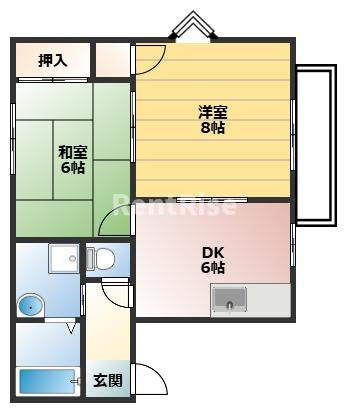 シャンボール今伊勢　c棟の間取り