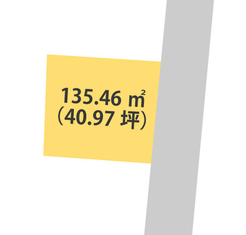 和歌山市中島・土地・56946の区画図