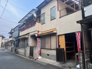 交野市私部４丁目土地の外観