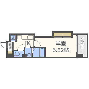 Luxe難波西IIの間取り