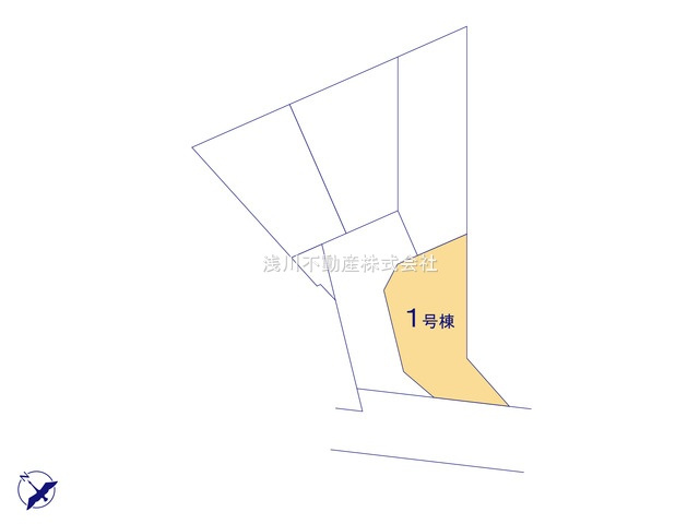 八王子市　大和田町　新築一戸建て　１０期の区画図|～全4棟の新しいコミュニティーが誕生～