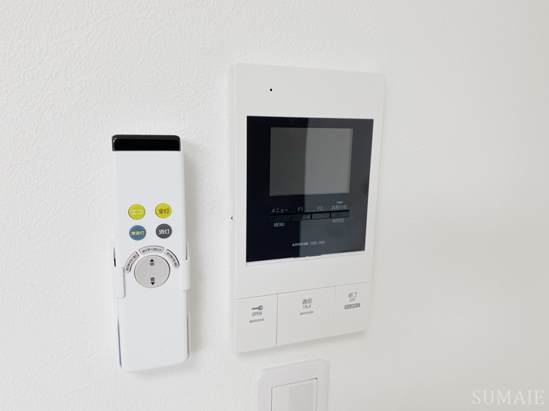 レピュア青砥レジデンスのセキュリティ|モニター付きインターホンです☆