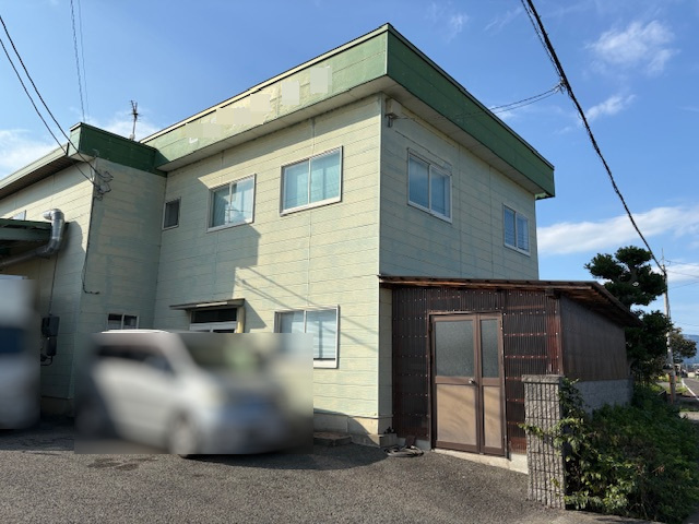 敷地ＢＩＧな２５４坪★鉄骨造の倉庫兼事務所★敷地内駐車１０台以上可能★高島市今津町の外観|外観