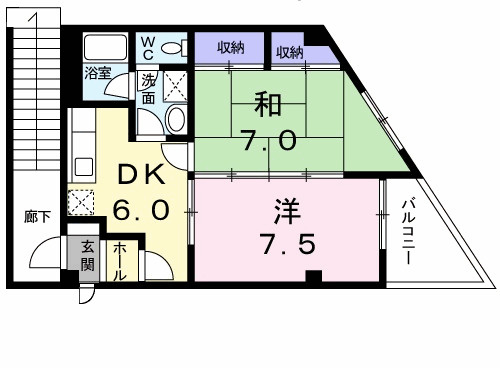 シュマンハウスの間取り|間取図
