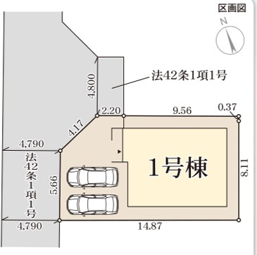 【区画図】 | リーブルガーデン姫路市大津区西土井 | 区画図