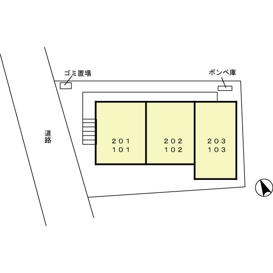 ゼクストの区画図
