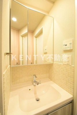 【洗面所】 | ステージグランデ京急蒲田 | 広い洗面スペース