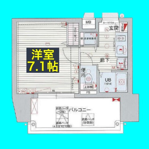プレサンス覚王山D-StyleⅡの間取り