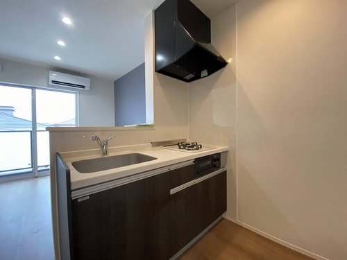 熊本市東区小山５丁目のアパートのキッチン