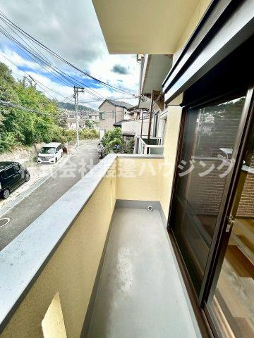 北石切町一戸建のバルコニー