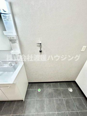 北石切町一戸建の設備|室内洗濯機置場