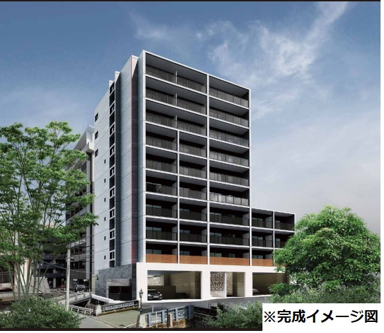 熊本市中央区水前寺１丁目の賃貸マンションの外観パース