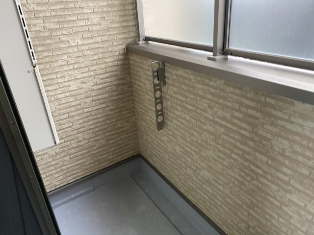 セレニティ桜之町東A棟のバルコニー