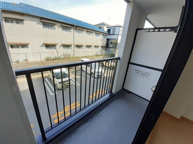 アンソレイエのバルコニー