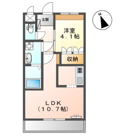 アヴァンティ三国ヶ丘の間取り