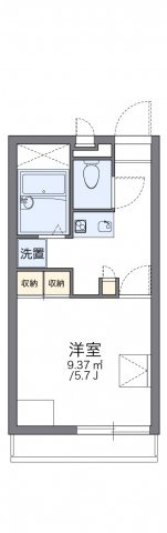 レオパレスフォレストいずみの間取り