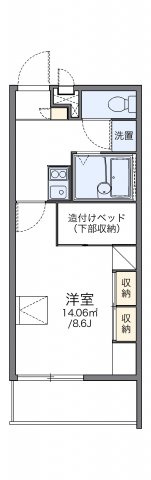 レオパレス美原北の間取り