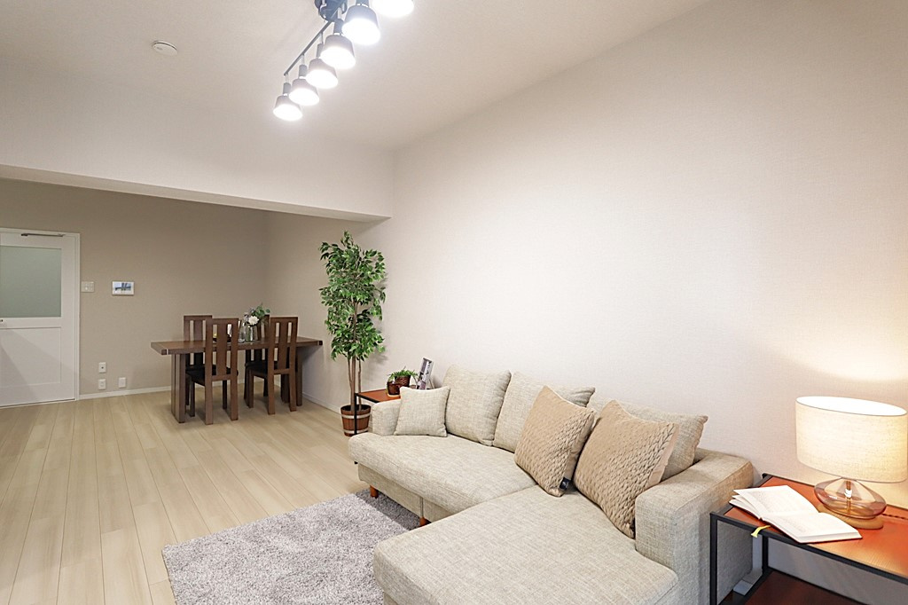 朝日プラザ阿倍野Ⅲの居間・リビング|リビングダイニング