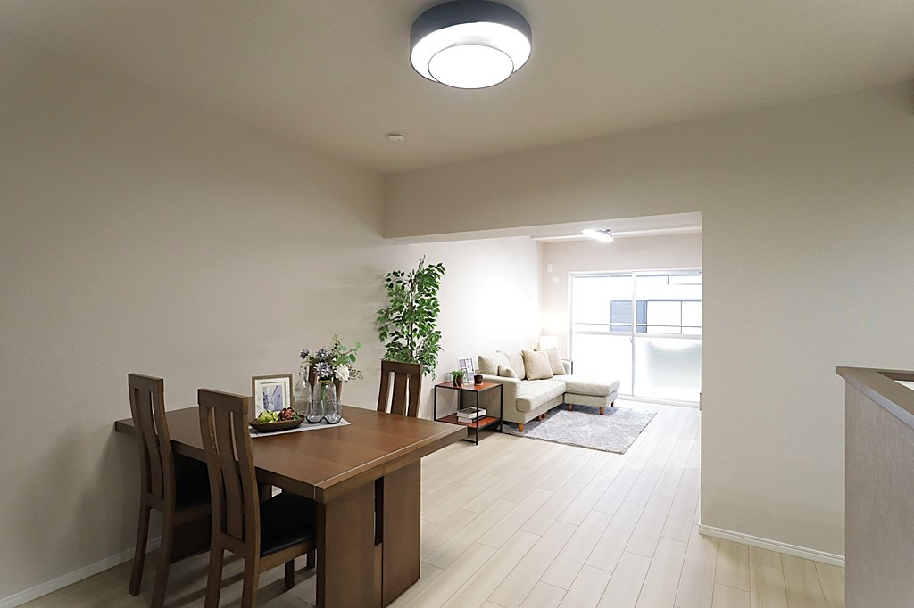 朝日プラザ阿倍野Ⅲの居間・リビング|リビングダイニング