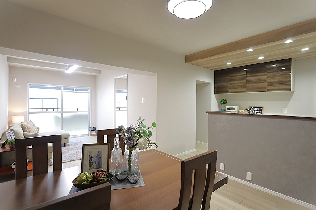 朝日プラザ阿倍野Ⅲの居間・リビング|リビングダイニング