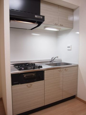 【キッチン】 | ルーブル都立家政伍番館 | ２口ガスグリル付きシステムキッチン（同一仕様写真）