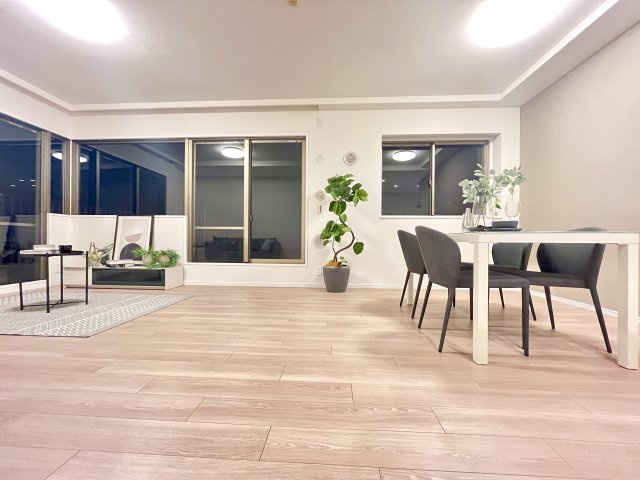 ファミール長居公園の居間・リビング|リビングダイニング