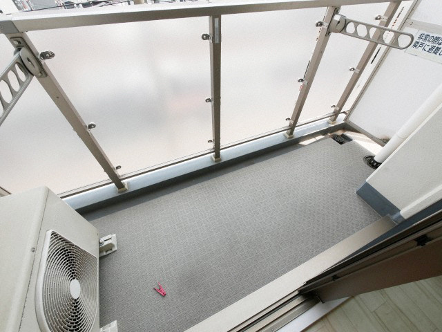 GRECALE天王寺のバルコニー