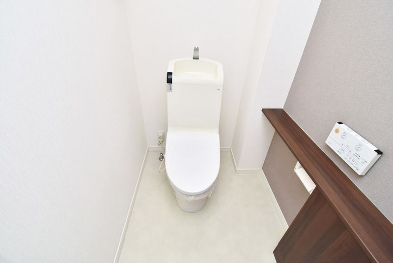 MJR久留米ステーションレジデンスのトイレ|嬉しい温水洗浄便座付き♪