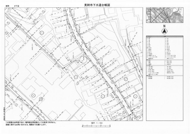 見附市本町3丁目　売土地の地図