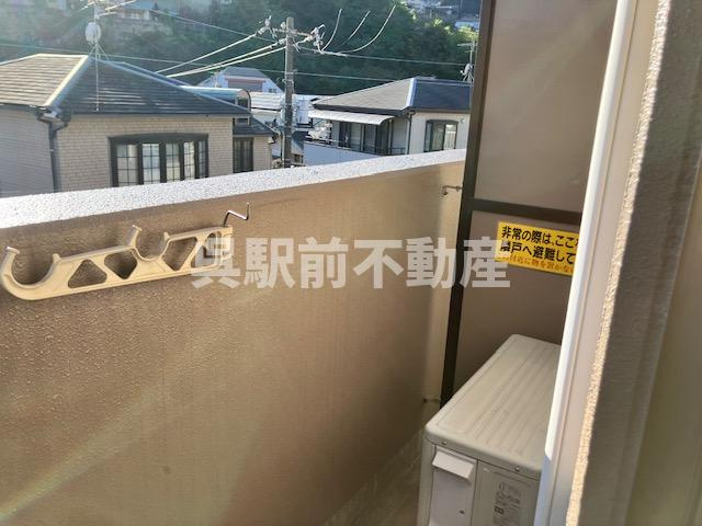 大森第10ビルのバルコニー