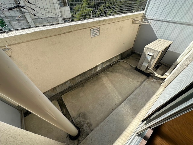 富士マンションのバルコニー