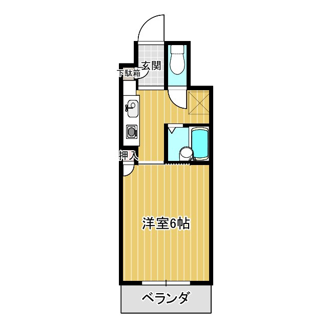 富士マンションの間取り
