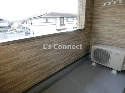 【バルコニー】 | ベルフィミーモ栗原Ⅰ | ２階のお部屋で洗濯物もたくさん干せます。