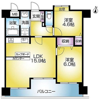 【間取り】 | 甲南グランヴェルジュ灘