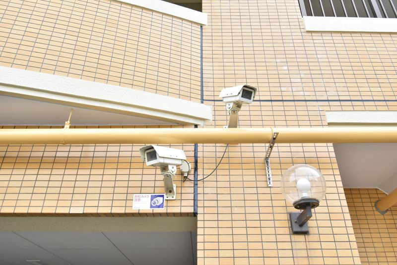 シティマンション久留米Ⅴのセキュリティ|防犯カメラ付きで安心です☆