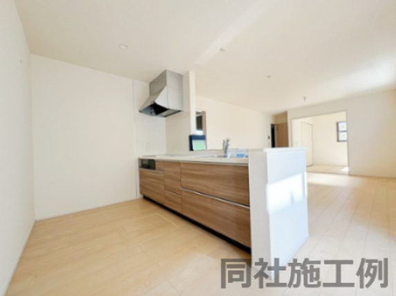 新築戸建・新築建売　郡山市富田町字大徳南【長期優良住宅】小山田小・郡山六中のキッチン|同社施工例