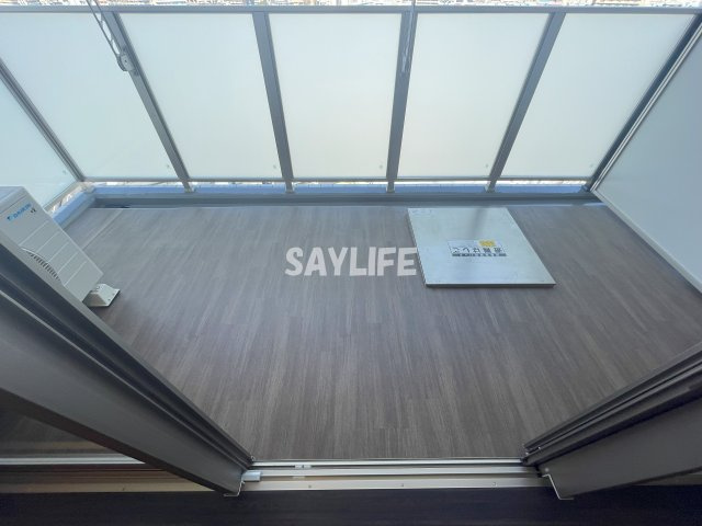 プレジオ森河内ASIANのバルコニー