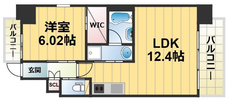 プレジオ森河内ASIANの間取り