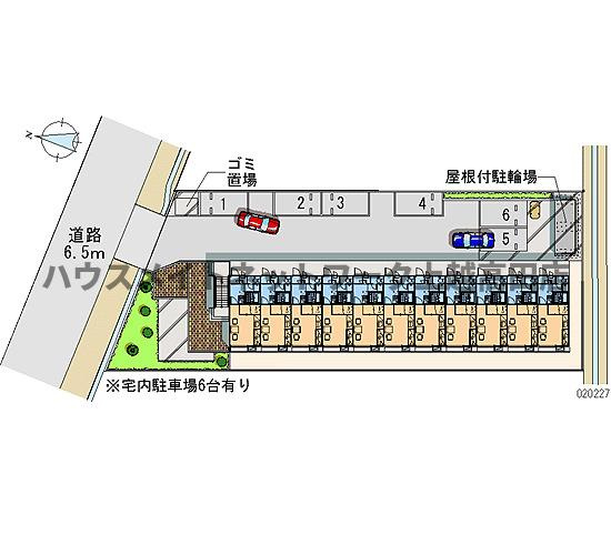レオパレスとらの駐車場|駐車場