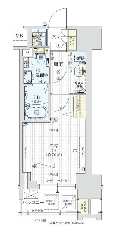 ワールドアイ大阪城イーストアドバンスの間取り