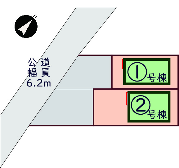 【区画図】 | ＼新 規 公 開！ ／古川塚目2号棟
