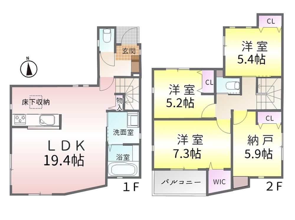 守山区守山225①(全1棟)の間取り