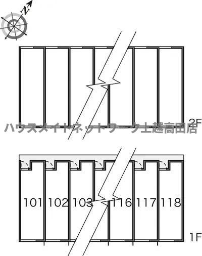 レオネクストグランドゼロワンの区画図|部屋配置図