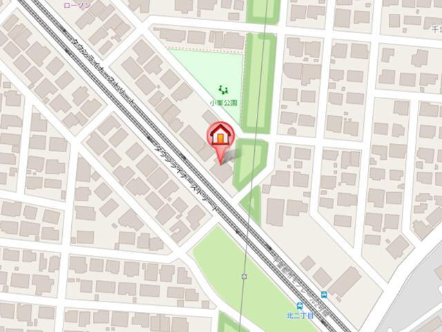 千葉市若葉区千城台北１丁目の賃貸マンションの地図