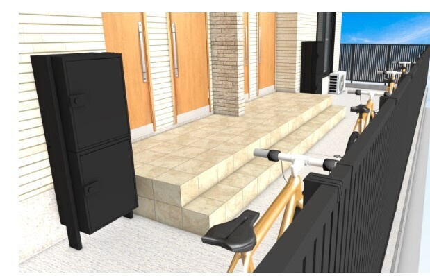 千葉市稲毛区天台５丁目のアパートの外観