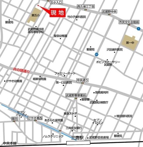 ホワイトホームズの地図