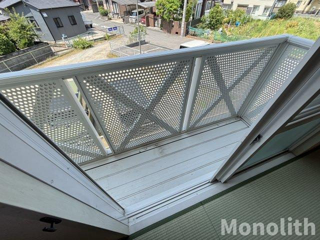 フレグランス川崎のバルコニー