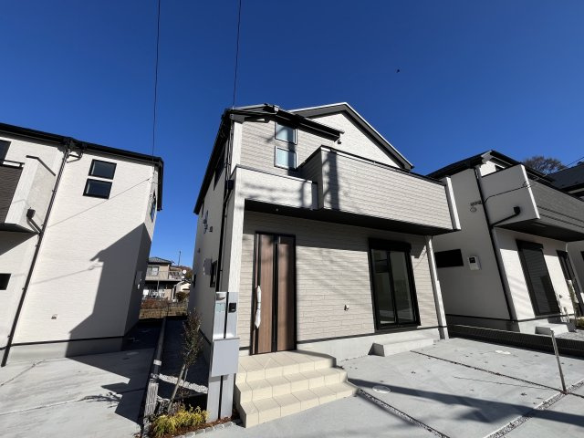 祝　成約済み　八王子市　元八王子町　新築戸建ての外観|～仲介手数料無料☆八王子ひなた不動産～　八王子市元八王子町　新築戸建て