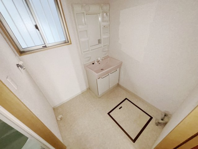 梶山貸家の洗面所