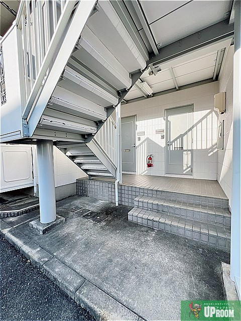 サンヴィレッヂCのエントランス